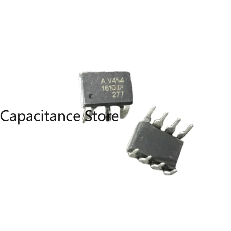 10PCS HCPL-V454 Inline DIP8 Optocoupler AV454 Chip New Original HPV454V