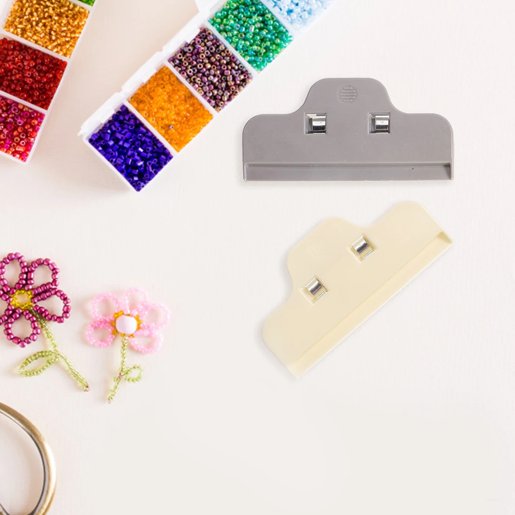 

4pcs Edge Clips Large Plastic Clips for Diamond Craft Holder Durable Dirt Protection Versatile