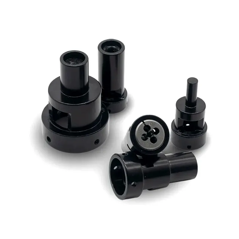 Straight Shank Round Die Holder Fixed Sleeve Size 16-45 CNC Lathe Milling External Thread Processing Accessory