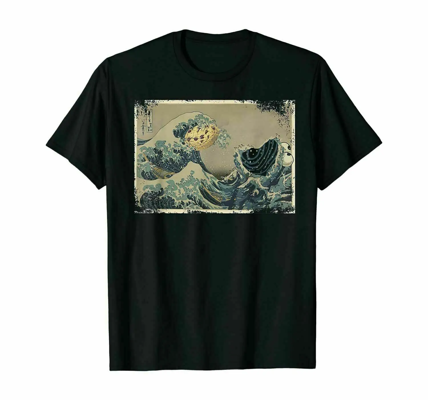 

The Great Wave Off Cookiemonsta Cookie Great Off T-Shirt Funny Tee Gift