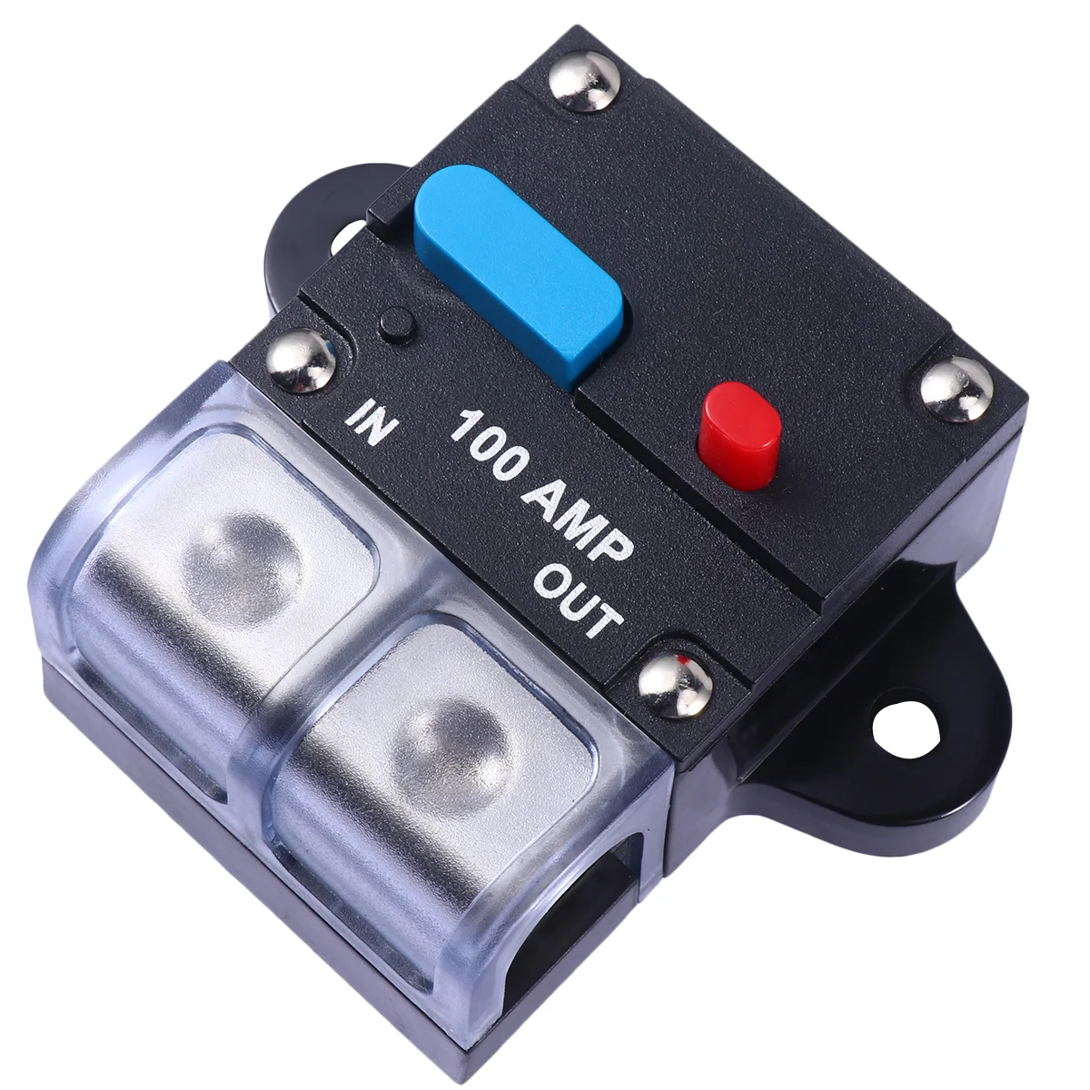 100A 200A 250A 300A Car Resettable Circuit Breaker Self-recovery Fuses for Cars Manual Reset Button Fuse Car Accessories