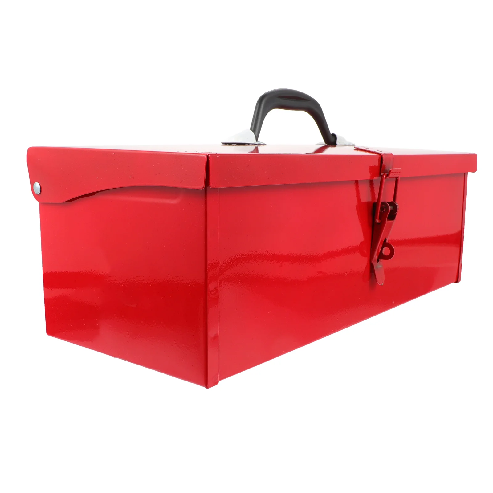 

Tin Toolbox Fine Workmanship Storage Container Case Iron Sheet Portable Household High Strength