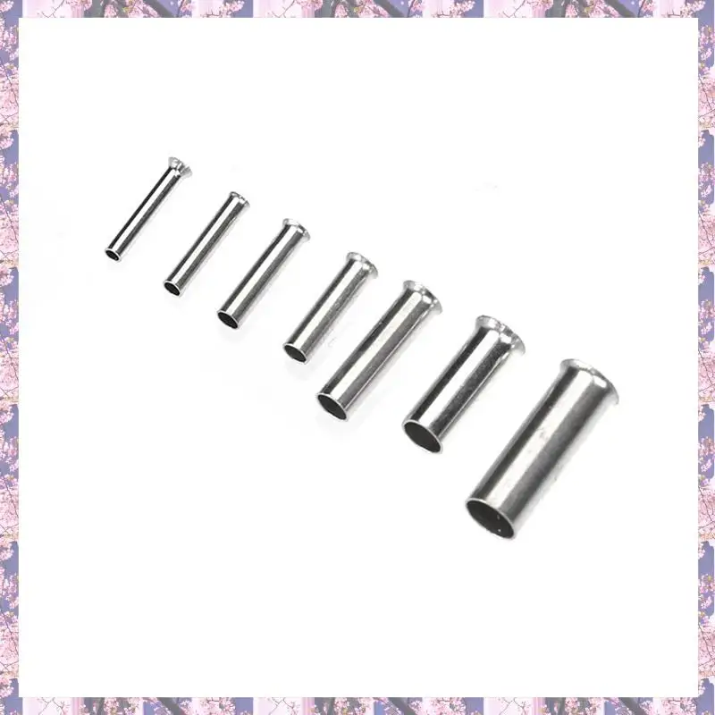 

Retail 1800Pcs 0.5Mm2-6Mm2 22-10 AWG Non-Insulated Wire Connector Ferrules Electrical Cable Terminal Copper Bare Tinned