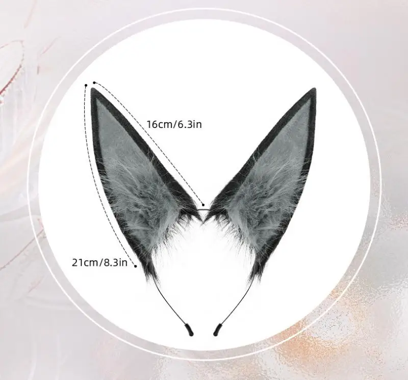 Zenless Zone Zero Hoshimi Miyabi Cosplay Ohr Stirnband Nachahmung Tier Ohren Haar Hoop Comic Con Prop Kopfschmuck Haar Zubehör – Detail 2