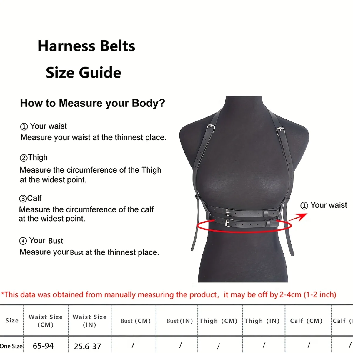 حزام الخصر الجلدي، أحزمة تسخير الموضة BDSM عبودية bdsm ملابس نسائية حزام تسخير الجسم الجلدي