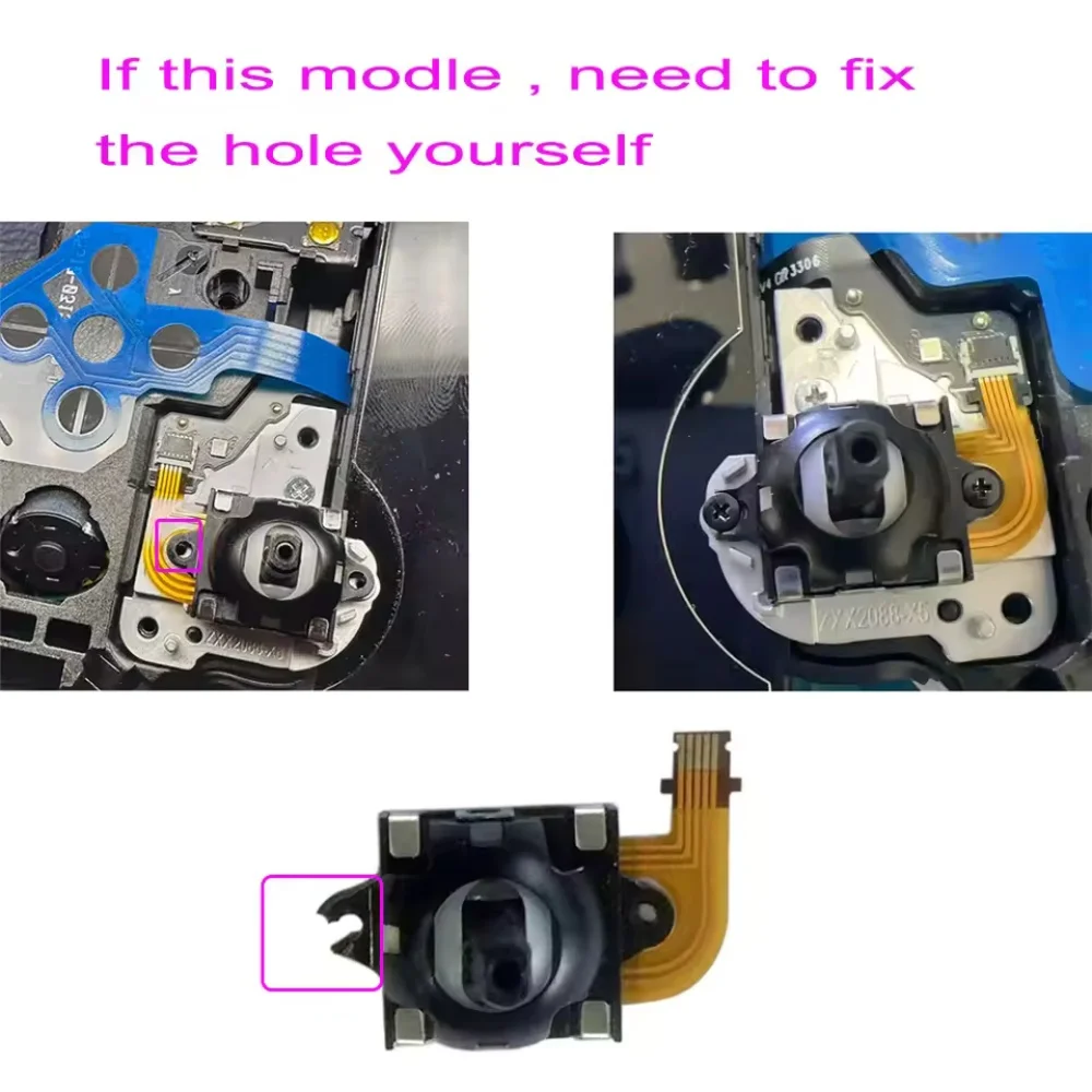 Left/Right Electromagnetic 3D Analog Joystick Module for PS Portal Hall Effect Joystick Thumb Grip Replacement Accessory view 3