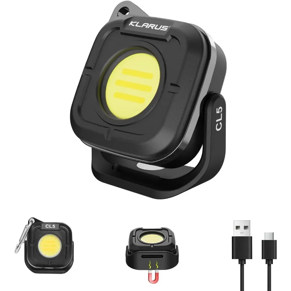 

Klarus work light has 7 modes suitable for car maintenance,High-Output Micro Flood Lamp CL5 Compact Size Powerful Illumination