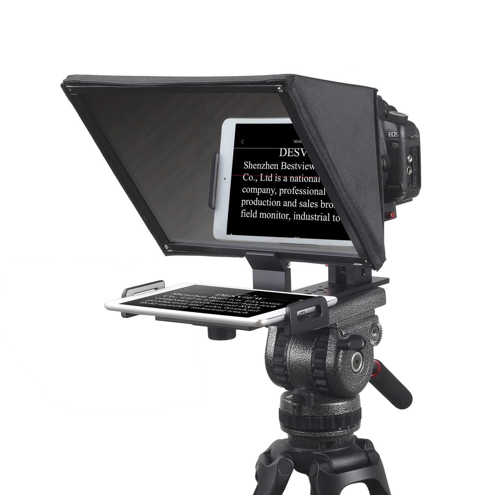 Bestview T12 Teleprompter for 11 inch Mobile Phone Tablet PC DSLR Camera Portable Live Broadcast Equipment Mobile