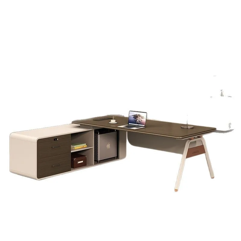 

Boss's desk, office chair combination, simple modern president's desk, large class desk, supervisor's , high-end furniture