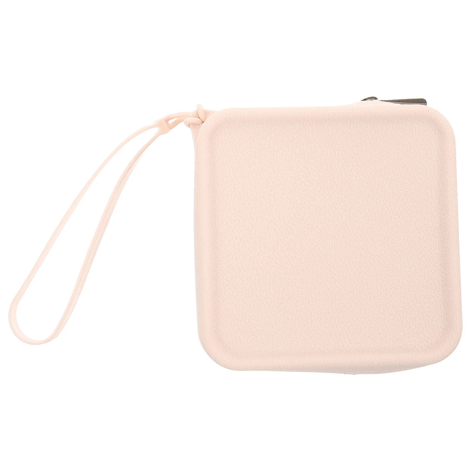 

Silicone Wristband Sanitary Napkin Storage Bag Compact Period Pouch For Teen Girls Milky White Feminine Care Organizer