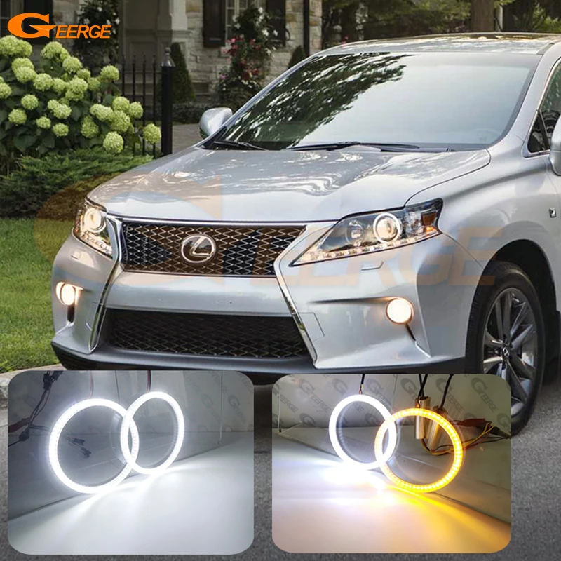 

For LEXUS RX 350 450H 270 RX350 RX450H RX270 2013 2014 2015 Ultra Bright Day Light LED Angel Eyes Kit Halo Rings