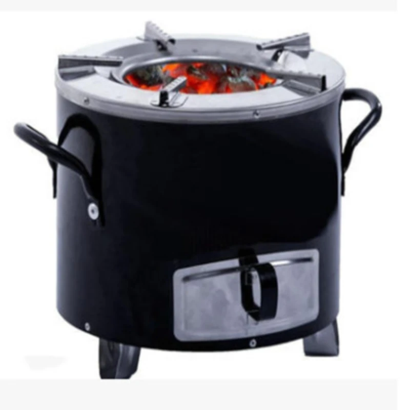 Outdoor cook wood-burning stove Camping & Hiking Mini  tent wood pellet cooking stove Charcoal Stove