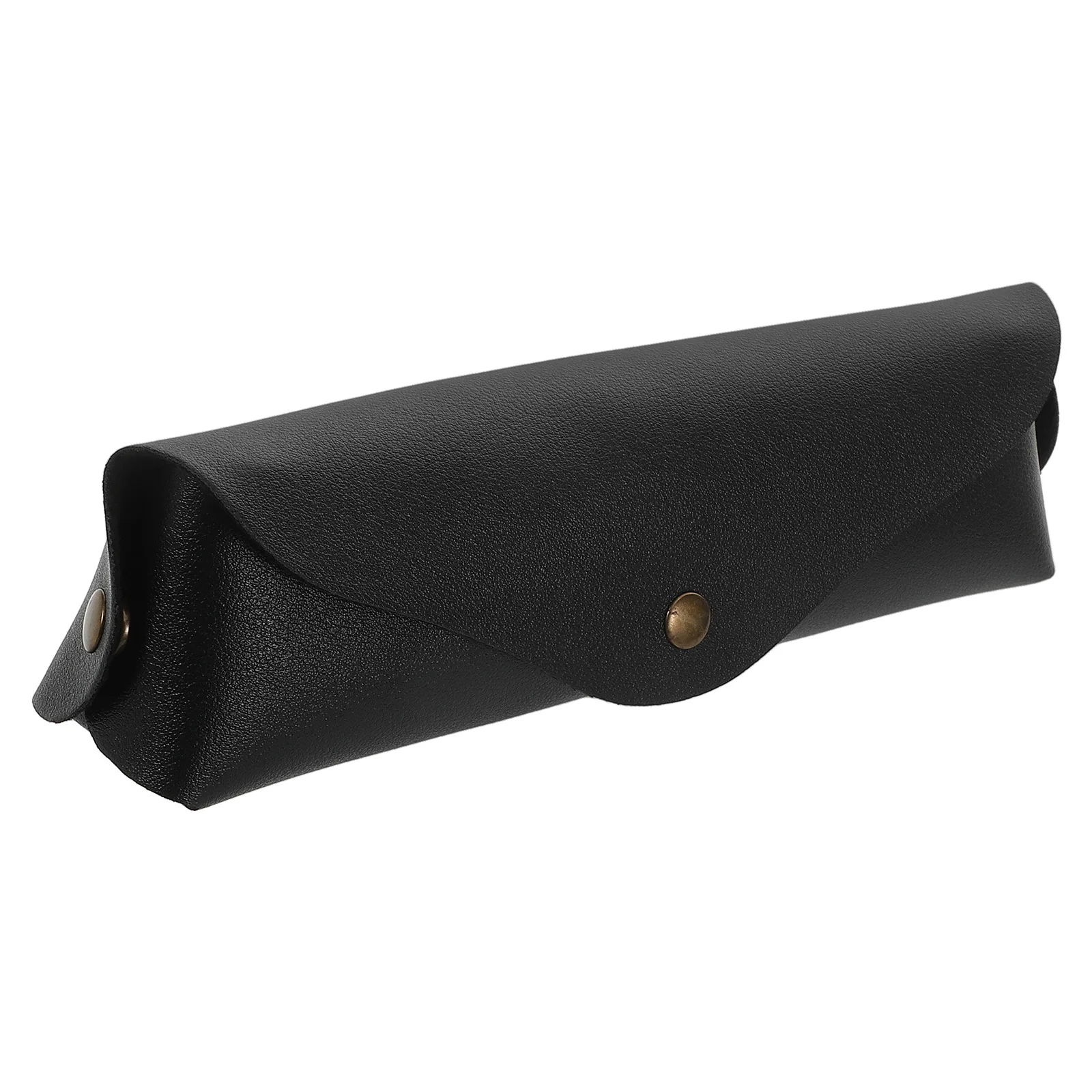 Bolsa de pincel de maquiagem preta durável, bolsa organizadora de viagem compacta para ferramentas e acessórios de beleza, design elegante, bolsa de lápis pequena