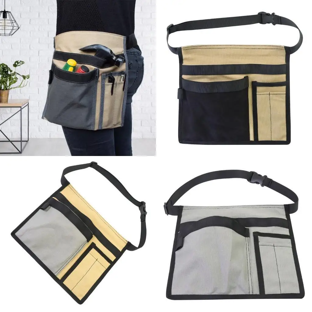 

E8BD Hand Tools Storage with Belt Clip Electrician Tool Bag Multipurpose