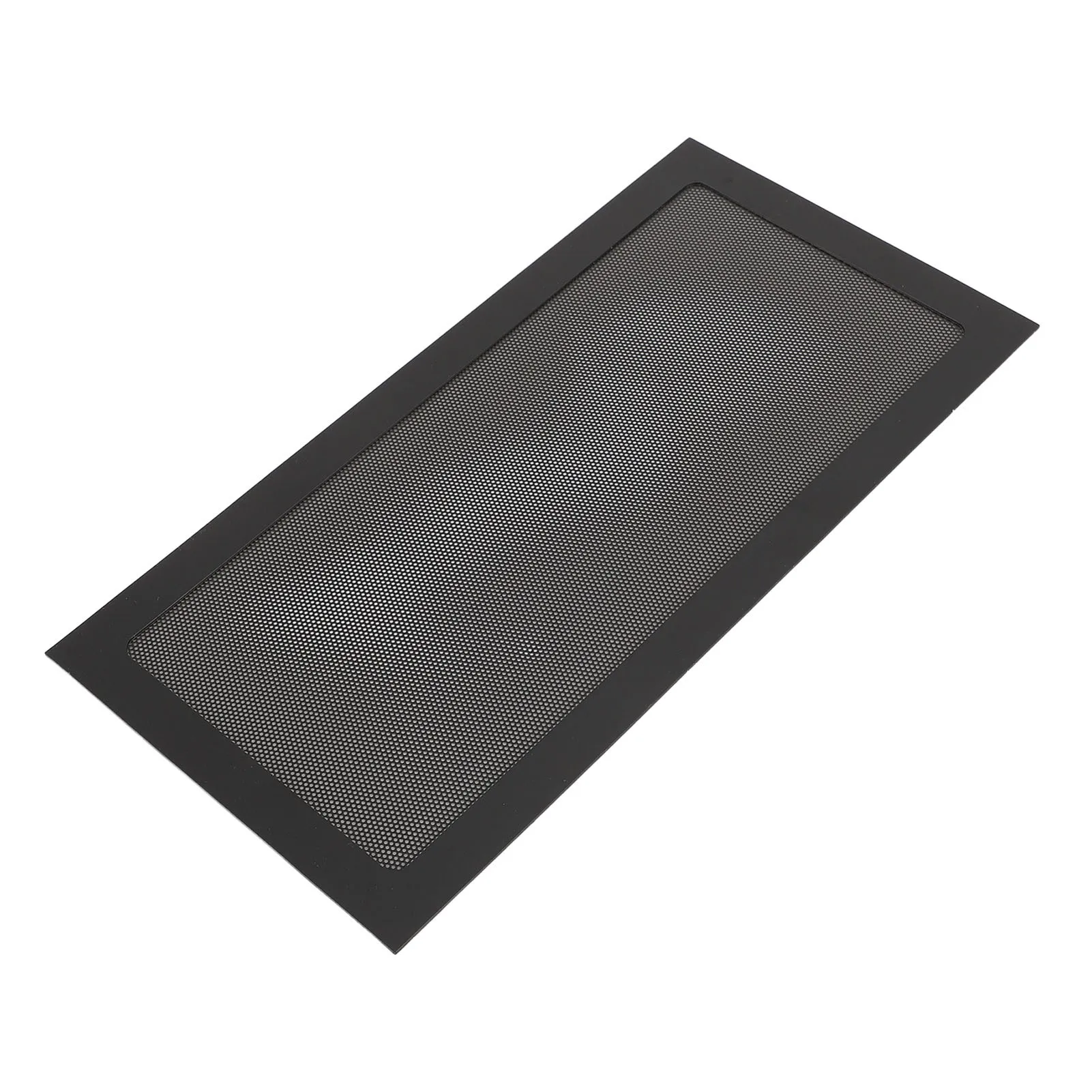 2pcs PC Case Dust Mesh Filter PVC Magnetic Computer Case Fan Dust Filter for Power Supply Fan Vent Black