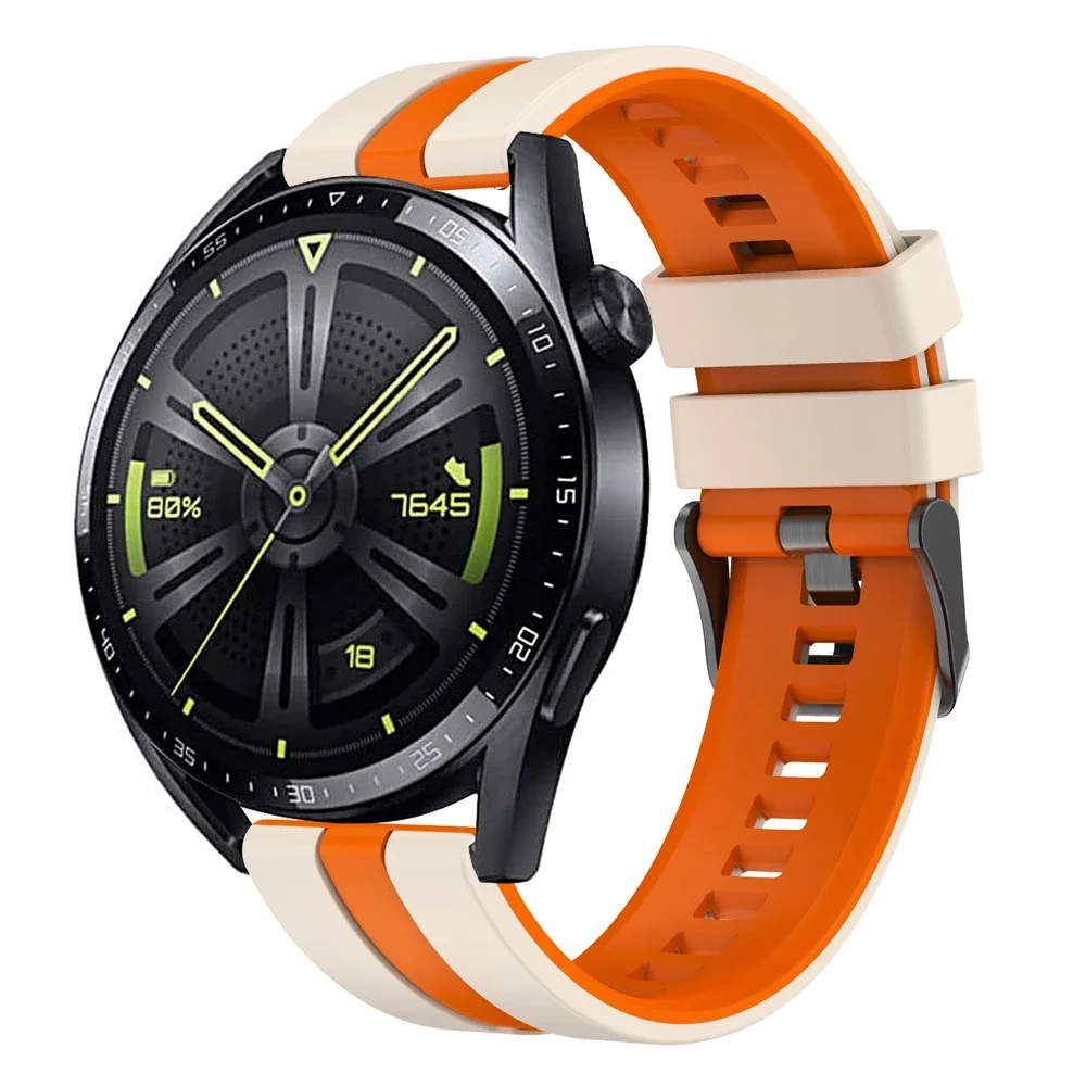 Do zegarka Huawei GT5 GT 5 Pro Pasek 46 mm Pasek 22 mm Silikonowa bransoletka do zegarka Huawei GT4 GT3 GT2 GT 5/4/3/2 Pro 46 mm Correa Wristband