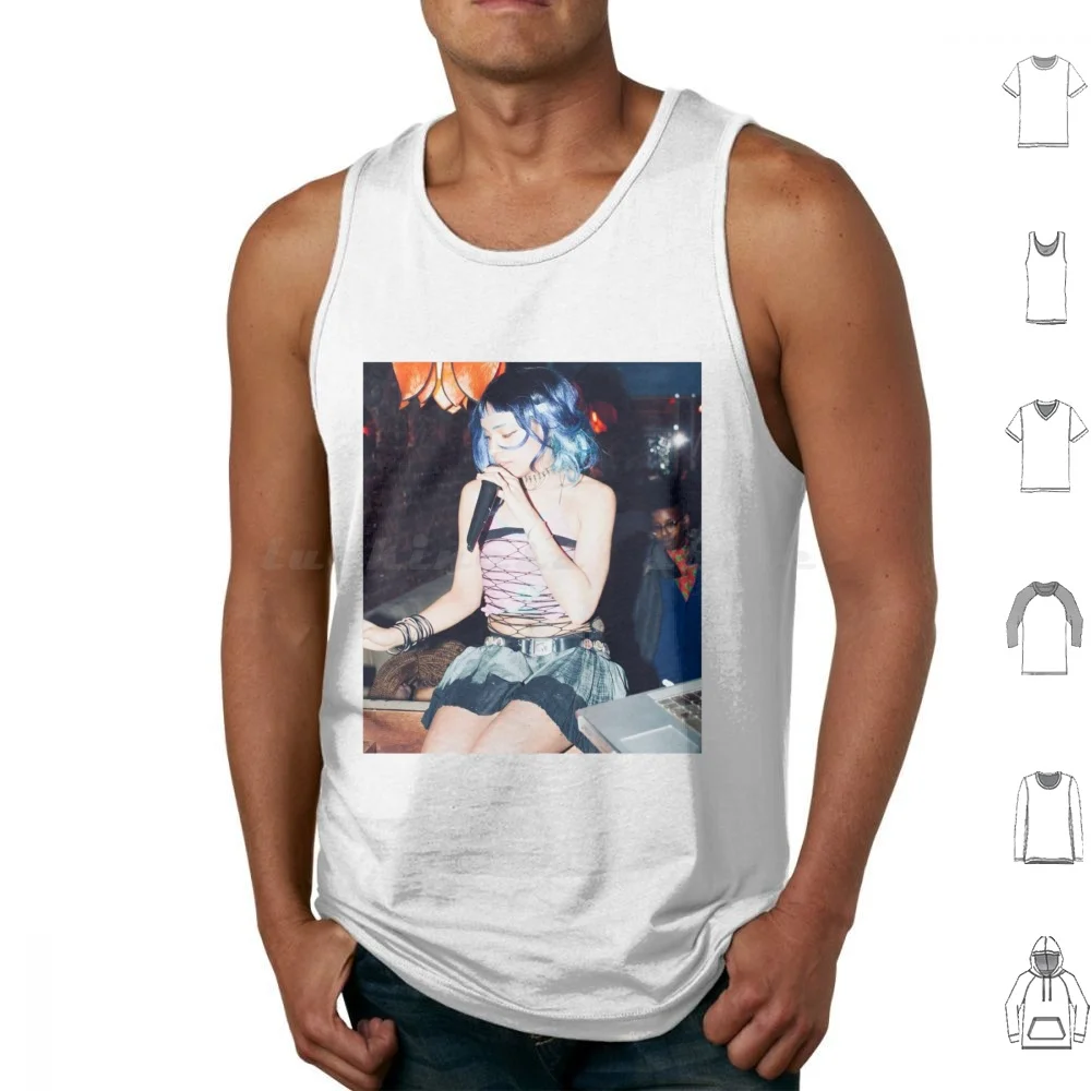 Princess Nokia Cyber Goth Tank Tops Print Cotton Princess Nokia Bruja Brujeria Indigenous Rap Nokia Cyber Goth