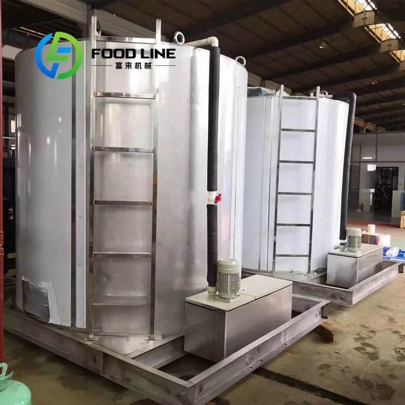 Máquina de hielo en escamas de agua salada/agua de mar/marina utilizada en barcos de pesca