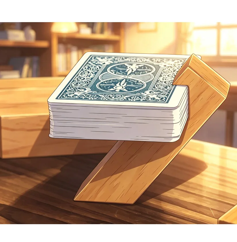 ISO Stand By Bacon Magic Wood Material Magician Gimmicks Magic Accessories Poker Deck Magie Tricks  Magia