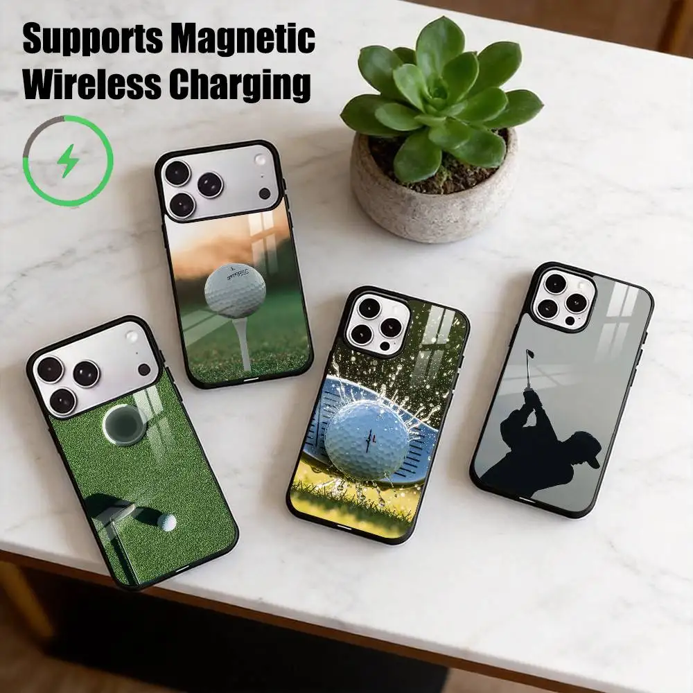 S-Sport of G-Golf  Phone Case For iPhone17,16,15,14,13,12,11 Plus,Pro Supports Magnetic Wireless Charging Gift