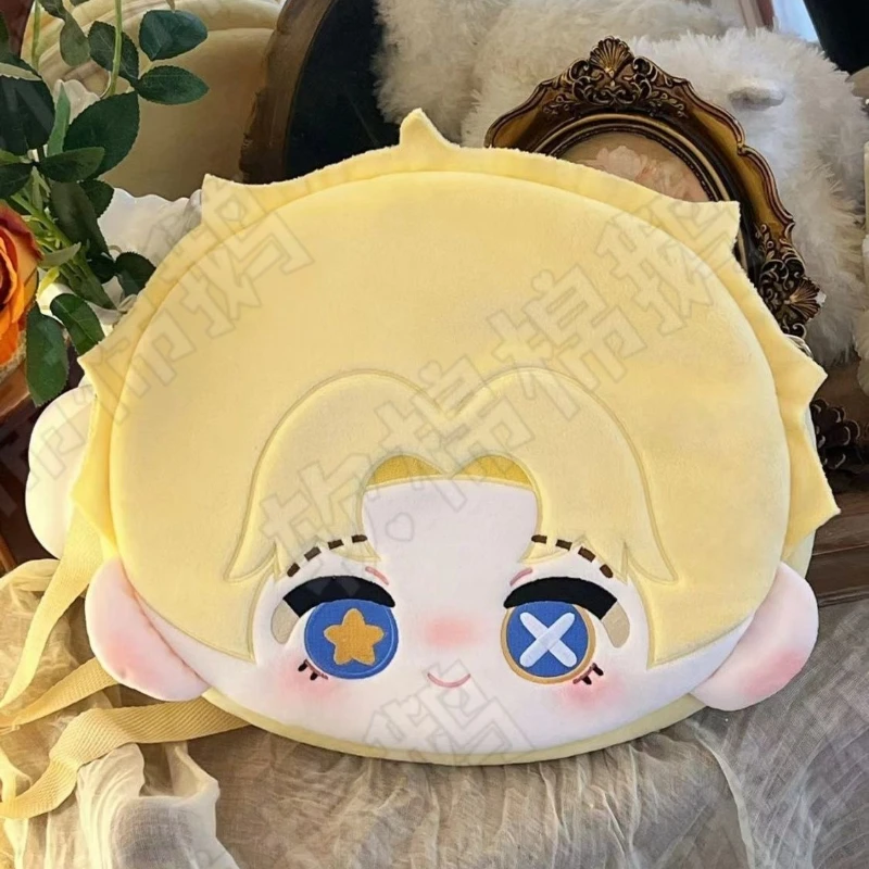Tas Selempang Lucu Mike Morton dari Anime Game Identity V Acrobat Kawaii Face Cosplay Lolita Girl Itbag, Koleksi Hadiah untuk Penggemar