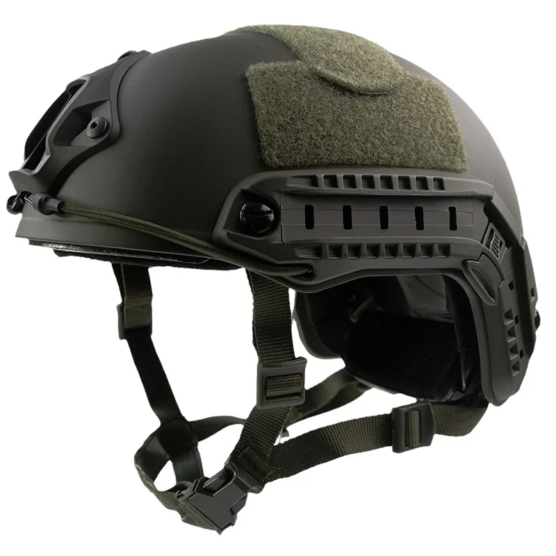 Casco tattico veloce leggero certificato CE ABS antideflagrante manopola regolabile sospensione Airsoft MH casco