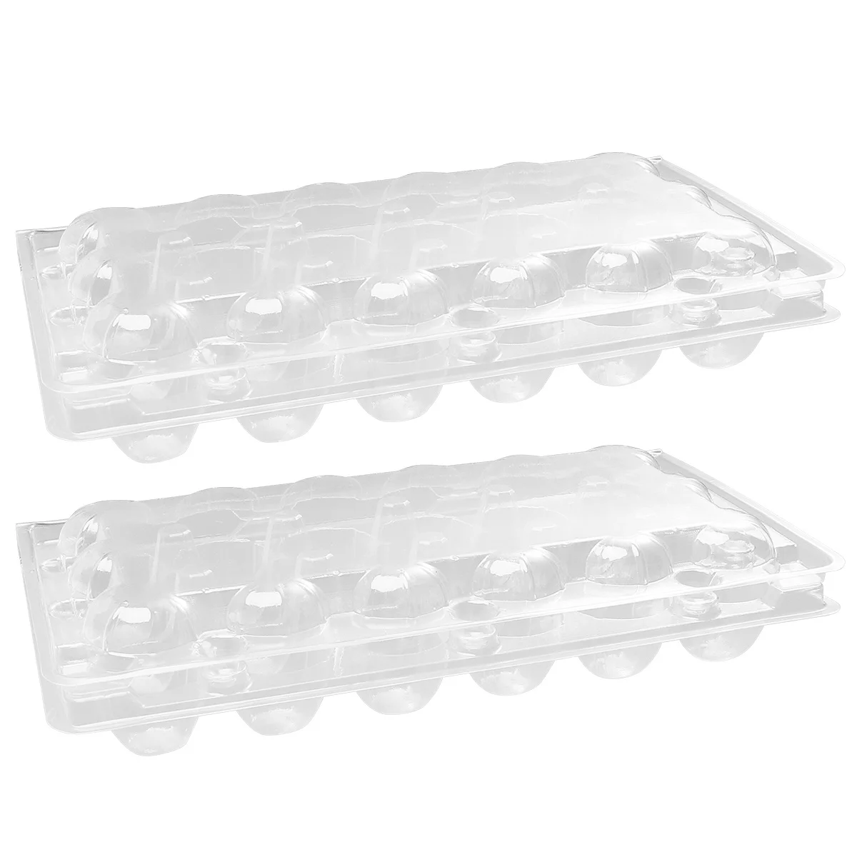 

50pcs 18 Grids Quail Egg Packaging Box Transparent Storage Container For Home Use Egg Holder Carrier Carton Case Organizer