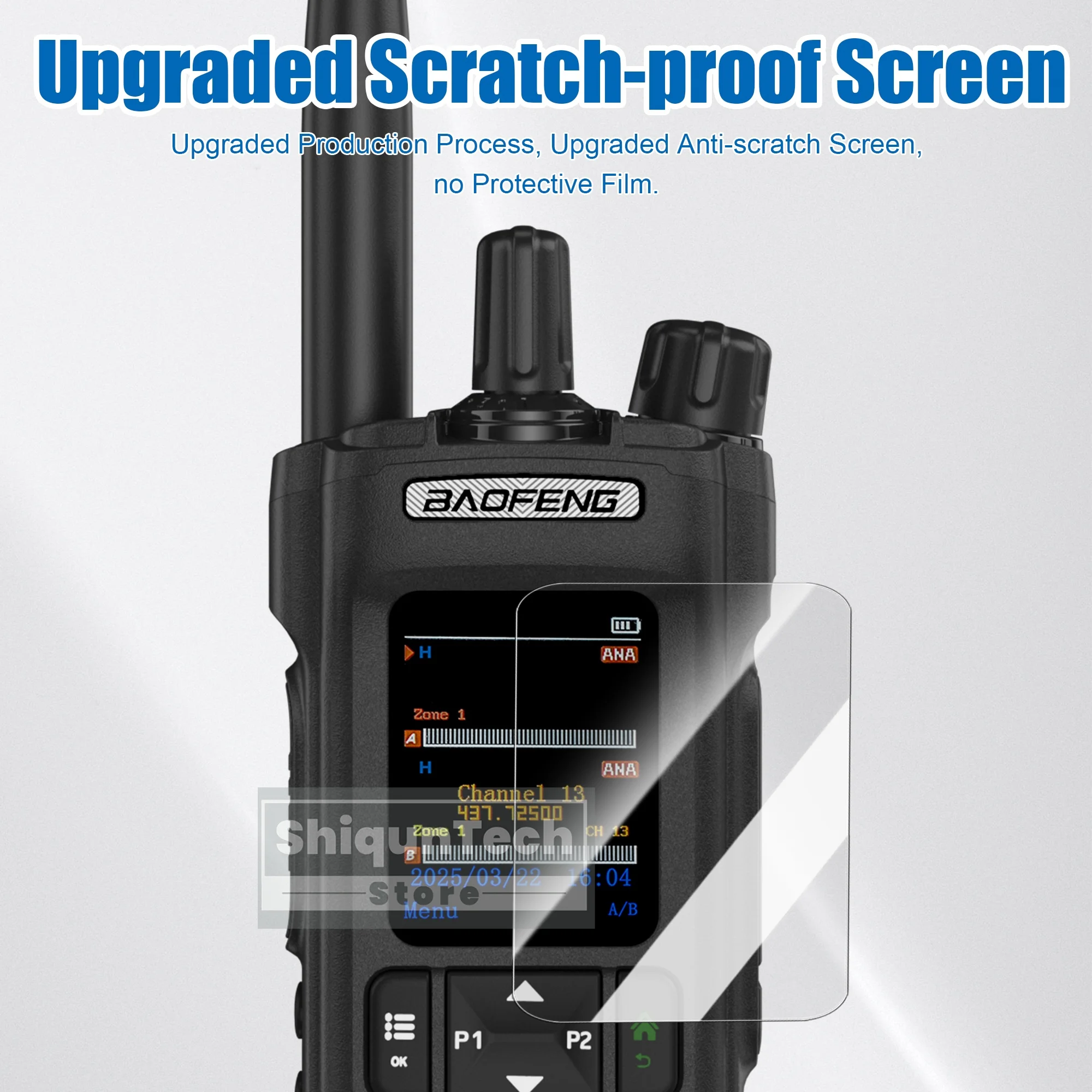 BAOFENG DM-32 with Belt Holster DMR Radio Digital GPS APRS Walkie Talkie AES256 Encryption 999CH Dual Mode Analog Dual Time Slot