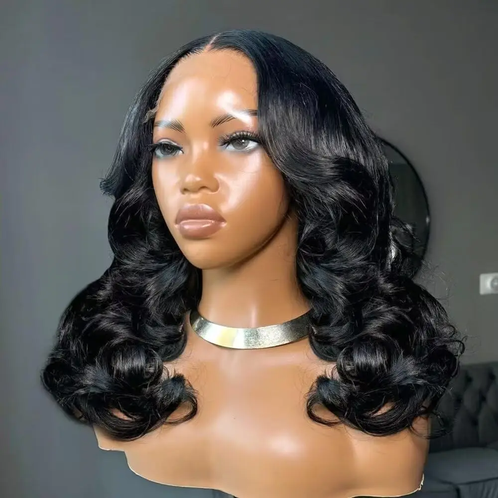 

Body Wave 13x4 Short Bob Wig Lace Front Human Hair Wigs Preplucked 4x4 Lace Closure Wig Body Wave Bob Wig For Women 200 Density