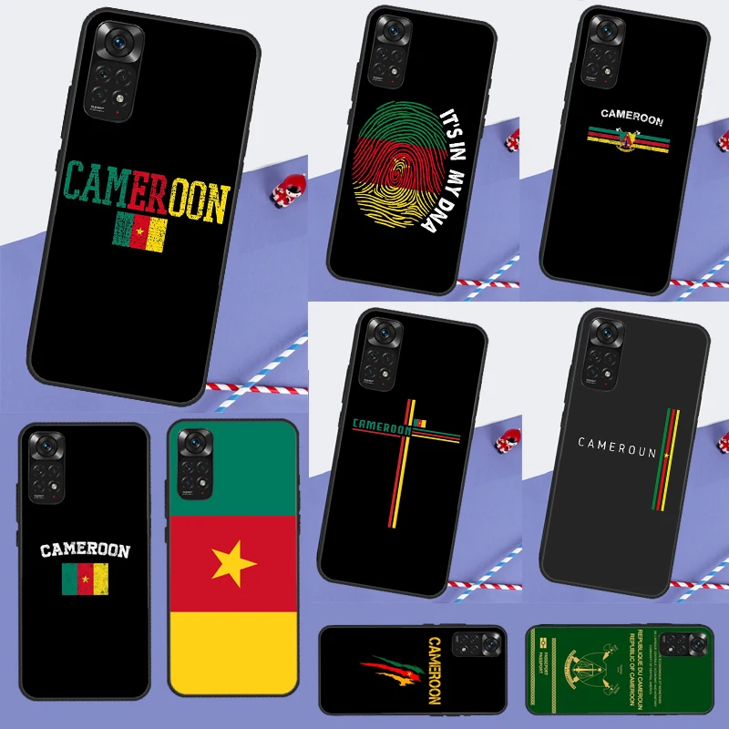 Republic of Cameroon Flag Case For Xiaomi Redmi Note 12 11 10 8 9 Pro 9S 10S 11S 12S Redmi 12C 10C 9C 10A Back Cover