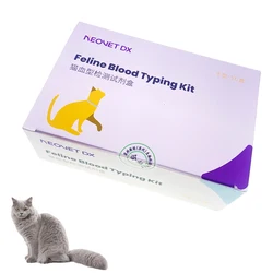 Feline Pet Cat Blood Typing Kit 5 Strips Rapid Quick Test Detection Kit Lab Breeding Card Supplies