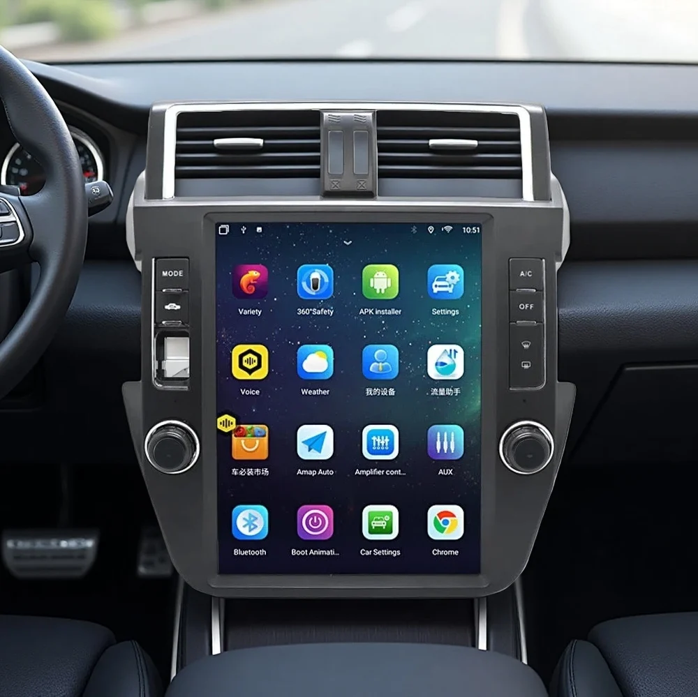 

Android15 For Toyota Land Cruiser Prado 150 2010-2017 Car Radio Automotive Multimedia Tesla Screen Carplay Auto Bluetooth GPS 4G