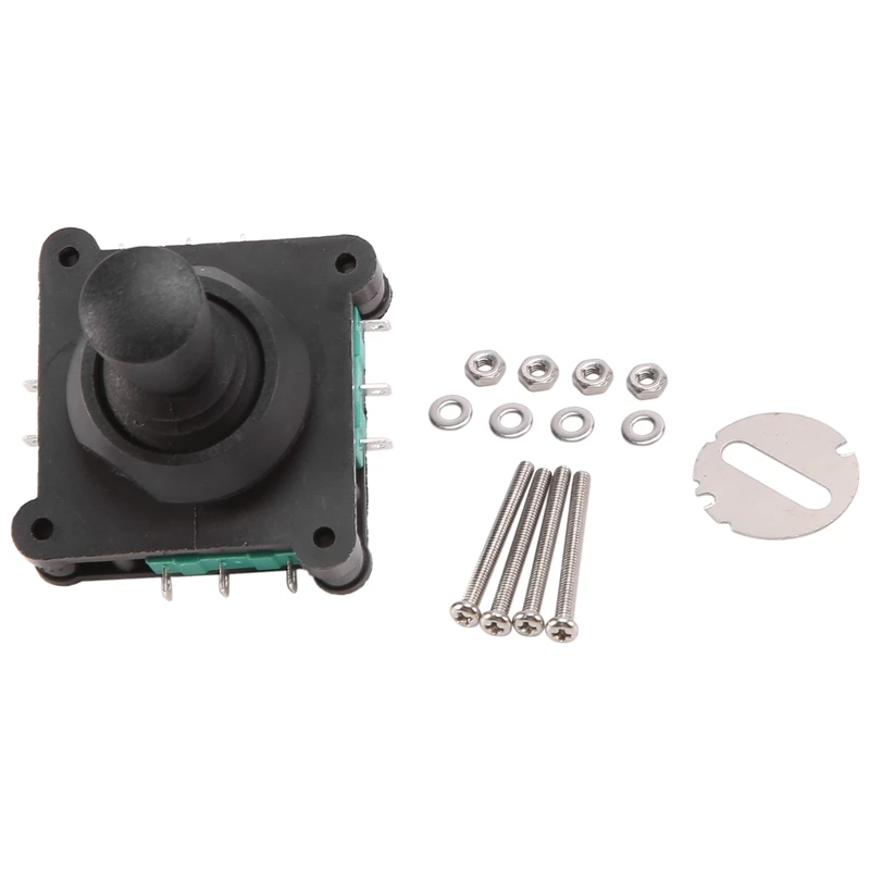 Saklar Joystick AC 240V 5A 4NO 4NC sementara 2.5mm memperbaiki benang Joystick Switch