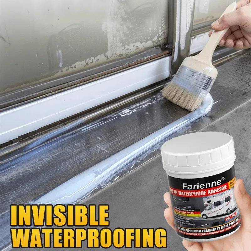 Invisible Waterproof Sealant - Long-Lasting, Transparent & Colorfast - Ideal for Cars & Home Use, Anti-permeable, Bubble-proof
