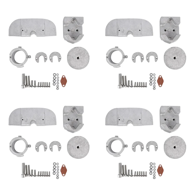 AB61-4X مجموعة سبائك الألومنيوم الأنود للمحرك الخارجي لـ Mercury Alpha One Gen 888756Q03 888756Q01