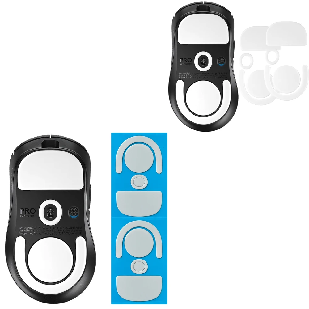 

2 комплекта ножек для мыши с закругленными изогнутыми краями для Logitech G Pro X Superlight 2 DEX, сменные ножки для беспроводной игровой мыши, гладкие