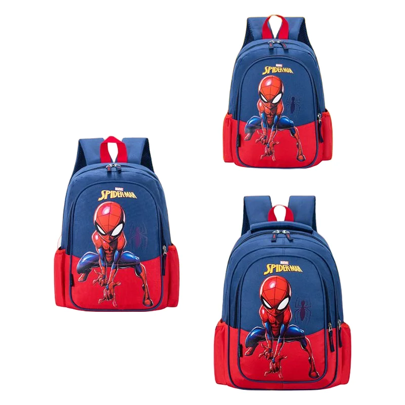 Marvel Spiderman Children\'s Anime School Bag Boy Baby 3-6 Years Old Cute Cartoon Fashion Creative Backpack Lightweight Backpack