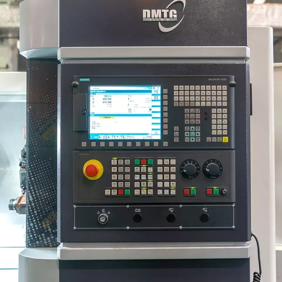 ขายดีที่สุดในรัสเซีย dmtg Dt40ศูนย์หมุนอัตโนมัติพร้อมป้อมปืน12 mesin bubut CNC เตียงเอียงแนวนอน