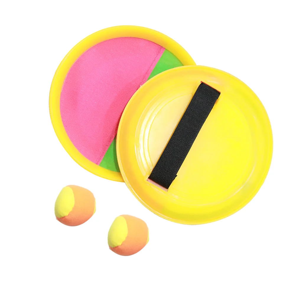 1 Set/4 Stuks Paddle Tennis Speelgoed Bal Toss En Bal Gooi Vangst Bat Bal Spel Set Ouders-kinderen Interactieve Rekwisieten fo