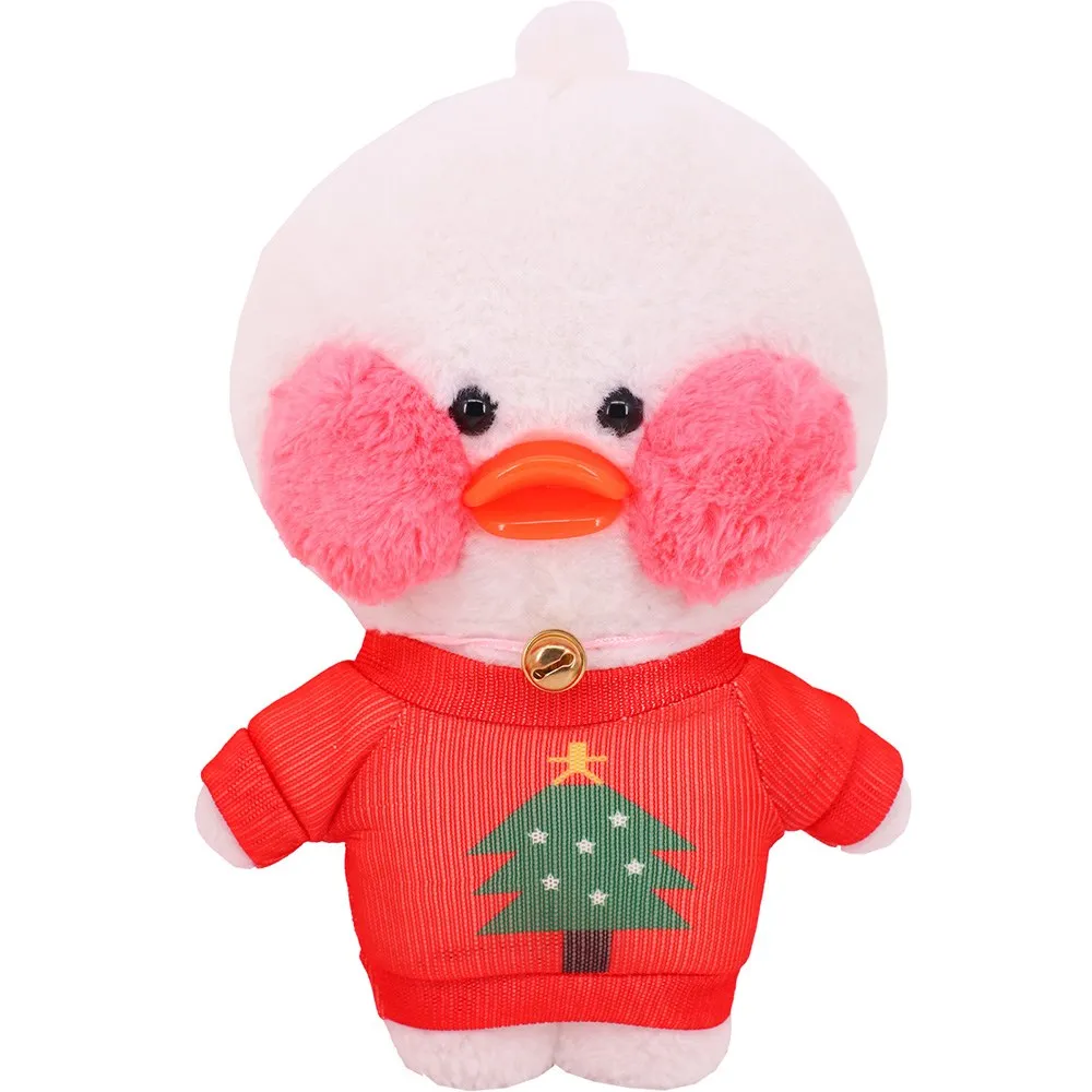 Red Series Duck Doll Clothes Accessories for 30Cm Plush Lalafanfan Animal Stuffed Plush Toy Christmas Gift Toy,Kawaii Doll Dress