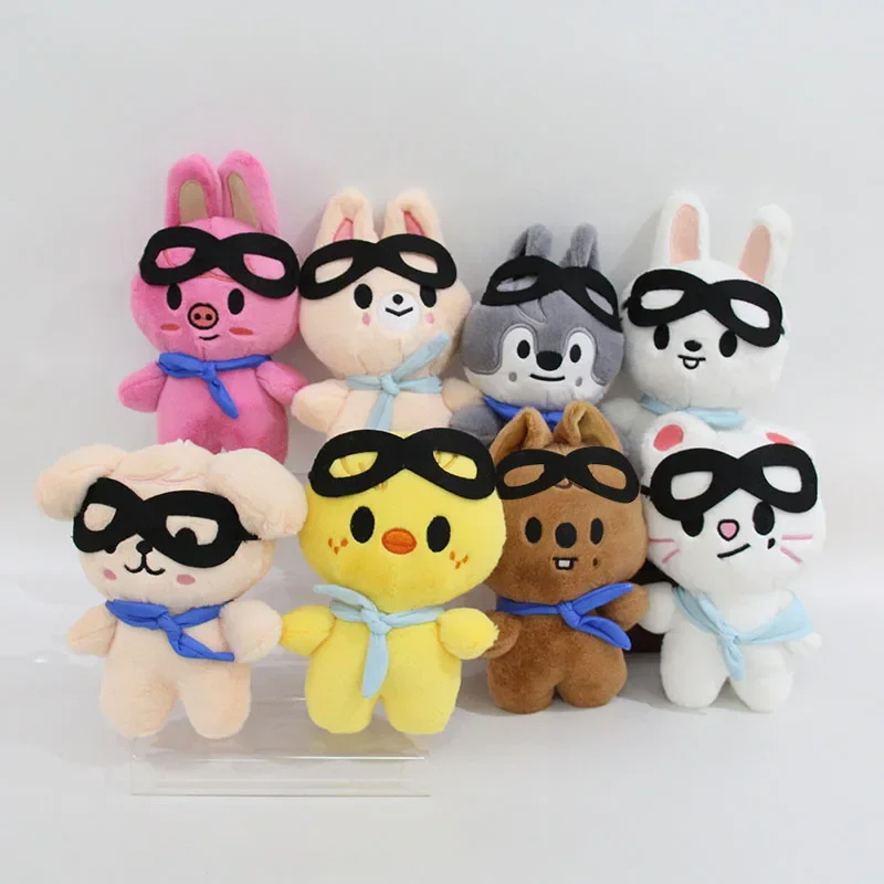 10cm Pilot Doll Toy portachiavi PILOT5 FM periferiche leekell Hyunjin portachiavi Kawaii animali di peluche Plus Toys zaino Charm Gifts