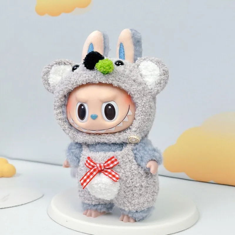 Labubu-ropa de muñeca de vinilo, generación 1, 2, 3, conjuntos de ropa de muñeca de peluche de moda, muñeca no incluida, juguetes de moda, figura de adornos