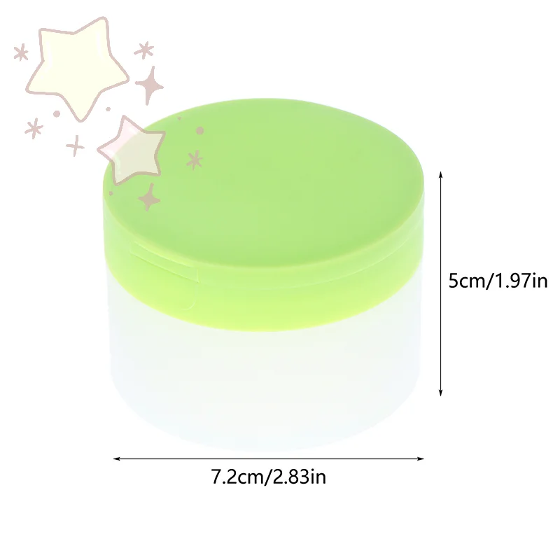 Butelka na balsam oczyszczający z klapką, 100g, pusta, okrągła, matowa, z PP, pojemnik na krem, maskę błotną, podkładki kosmetyczne, mała butelka.