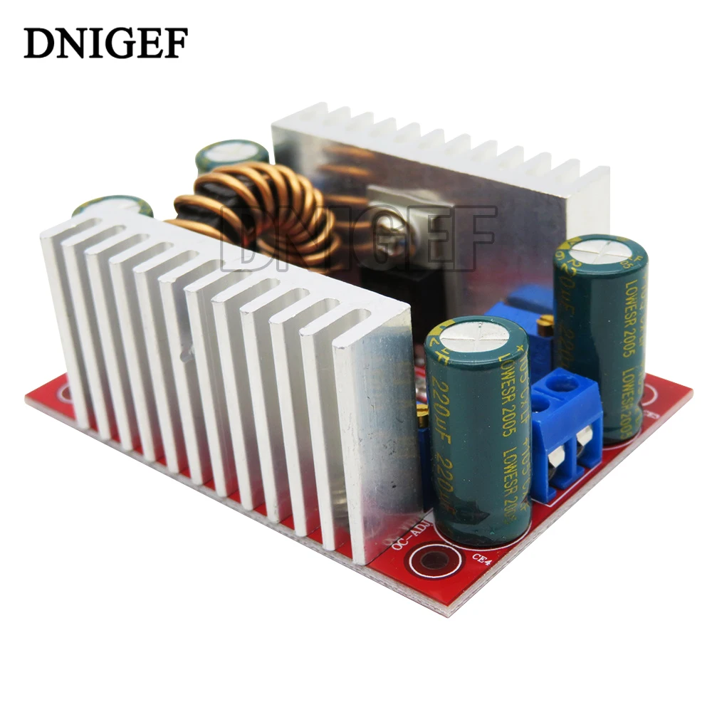 DC 400W 15A Step-up Boost Converter Constant Current Power Supply LED Driver 8.5-50V to 10-60V Voltage Charger Step Up Module