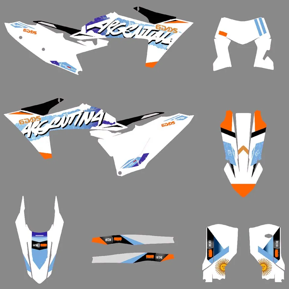 For KTM SX SXF XC-F 2023 2024 Stickers graphics Backgrounds Decals