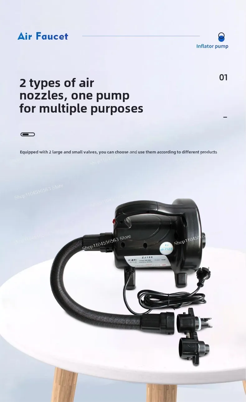 실외 공기 펌프, 탄력 있는 성, 풍선 수영장, 공기 펌프 카약, 요가 공, 공기 펌프