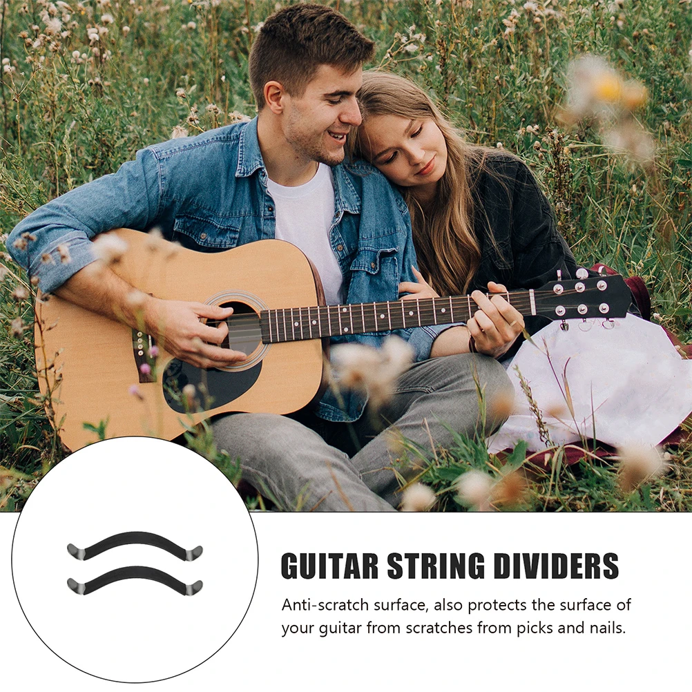 

2pcs Guitar String Spreader Separator Tools Black Guitar Maintenance Repair Kit String Splitter Luthier Supplies