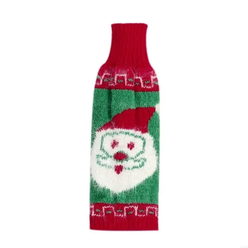 Wine Bottles Covers Bottle Sweater for Holiday Decoration Santa / Snowman