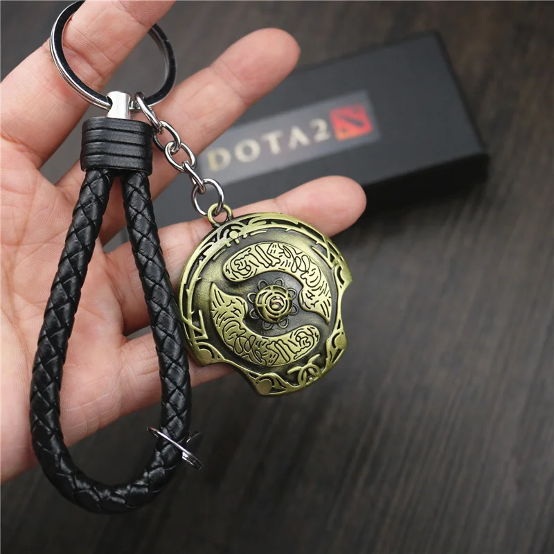 Game Dota 2 Keychain Mini Blink Dagger Jump knife Weapon Model Keyrings School Bag Car Key Deco Jewelry Fans Gift Wholesale