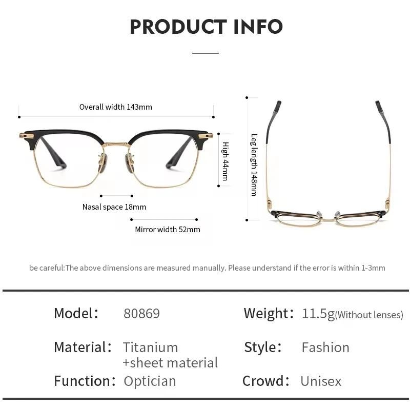 OLAMINS​ Anti Blue Light Blocking Glasses New Designer Square Optical Eye Glasses Acetate Spectacles Oversized Eyeglasses 80869